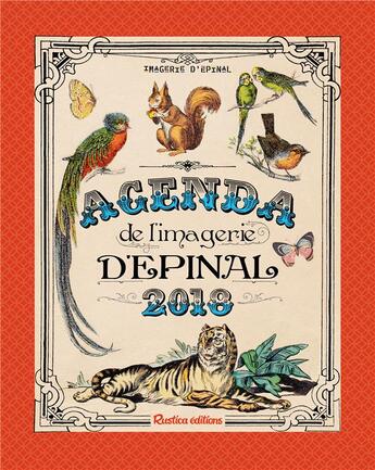 Couverture du livre « Agenda de l'imagerie d'Epinal (édition 2018) » de  aux éditions Rustica