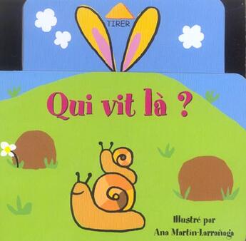 Couverture du livre « Qui vit là ? » de Ana Martin-Larranaga aux éditions Millepages