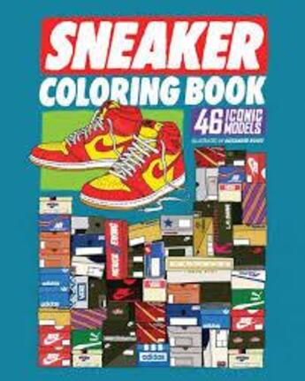 Couverture du livre « Sneaker coloring book » de Rosso Alexander aux éditions Dokument Forlag