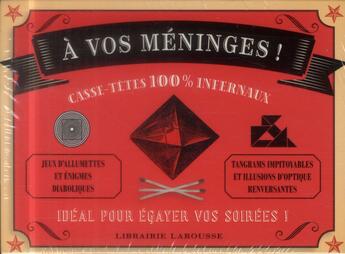 Couverture du livre « À vos méninges » de  aux éditions Larousse