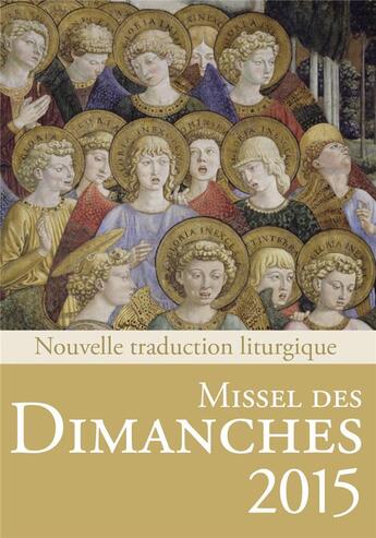 Couverture du livre « Missel des dimanches 2015 » de  aux éditions Mame