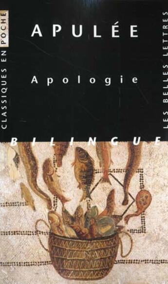 Couverture du livre « Apologie » de Apulee aux éditions Belles Lettres