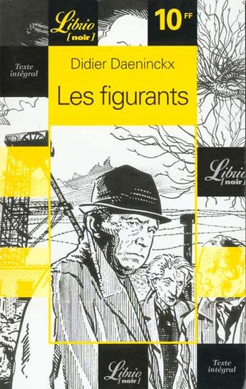 Couverture du livre « Figurants accompagne de dessins de mako (les) » de Didier Daeninckx aux éditions J'ai Lu