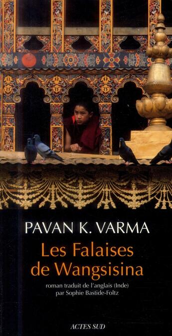 Couverture du livre « Les falaises de wangsisina » de Pavan K. Varma aux éditions Actes Sud