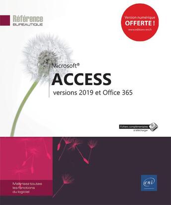 Couverture du livre « Access ; versions 2019 et Office 365 » de  aux éditions Eni