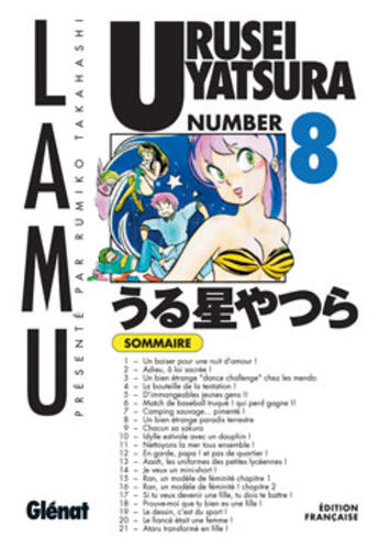 Couverture du livre « Urusei Yatsura Tome 8 » de Rumiko Takahashi aux éditions Glenat