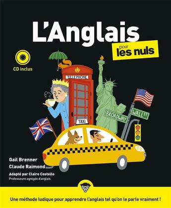 Couverture du livre « L'anglais pour les nuls, 3ed » de Gail Brenner aux éditions First