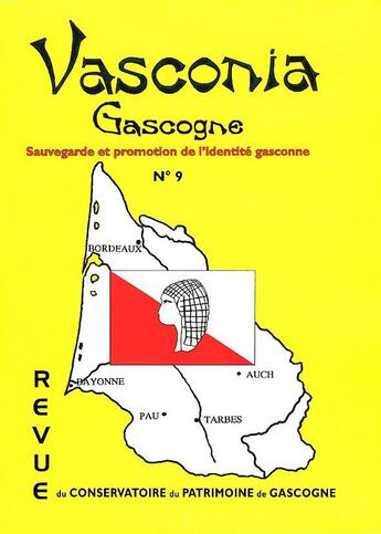 Couverture du livre « Vasconia ; Gascogne t.9 » de  aux éditions Editions Des Regionalismes