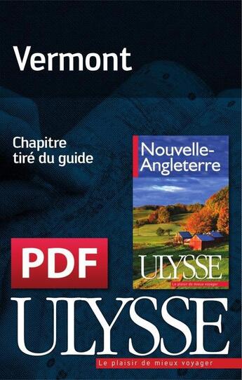 Couverture du livre « Vermont » de  aux éditions Ulysse