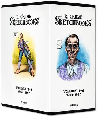 Couverture du livre « Robert Crumb ; sketchbooks 1964-1982 » de Robert Crumb aux éditions Taschen