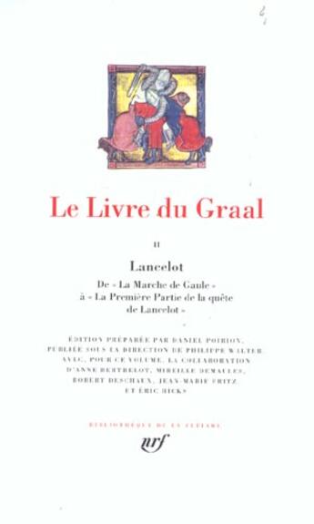 Couverture du livre « Le livre du Graal Tome 2 » de Anonyme aux éditions Gallimard