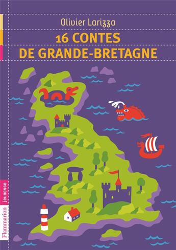 Couverture du livre « 16 contes de Grande-Bretagne » de Olivier Larizza aux éditions Pere Castor