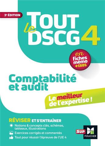 Couverture du livre « Tout le DSCG 4 - Comptabilité et Audit - Révision et entraînement 2024-2025 » de Sebastien Paugam et Valerie Keller et Alain Burlaud et Pierre Astolfi et Frederique Carre aux éditions Foucher