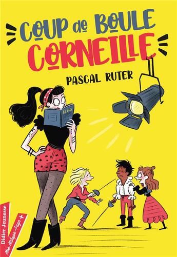 Couverture du livre « Coup de boule, Corneille ! » de Pascal Ruter aux éditions Didier Jeunesse
