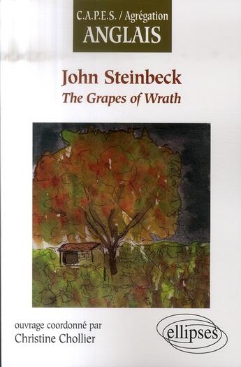 Couverture du livre « The grapes of wrath » de Christine Chollier aux éditions Ellipses