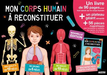 Couverture du livre « Mon corps humain à reconstituer » de Wanert et Pedrola aux éditions Philippe Auzou