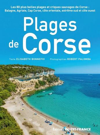 Couverture du livre « Plages de corse » de Bonnefoi/Palomba aux éditions Ouest France