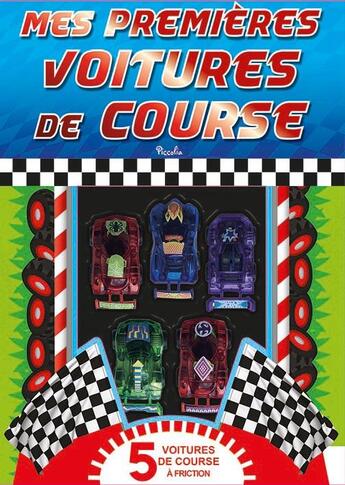 Couverture du livre « Coffret premiere/voitures de course » de Piccolia aux éditions Piccolia