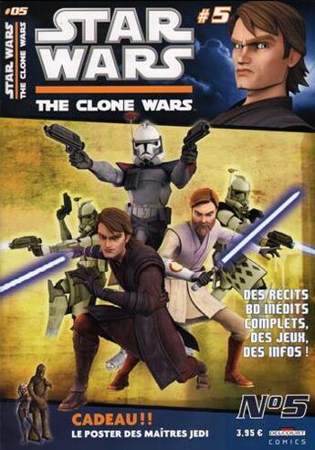 Couverture du livre « STAR WARS THE CLONE WARS MAGAZINE n.5 » de  aux éditions Delcourt Presse