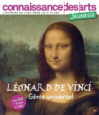 Couverture du livre « Leonard de vinci jeunesse » de  aux éditions Connaissance Des Arts