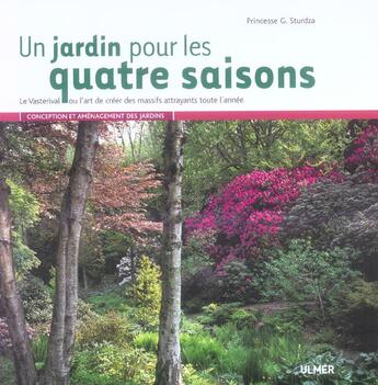 Couverture du livre « Un jardin pour les quatres saisons » de G Sturdza aux éditions Eugen Ulmer