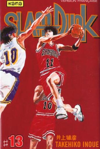 Couverture du livre « Slam dunk Tome 13 » de Takehiko Inoue aux éditions Kana