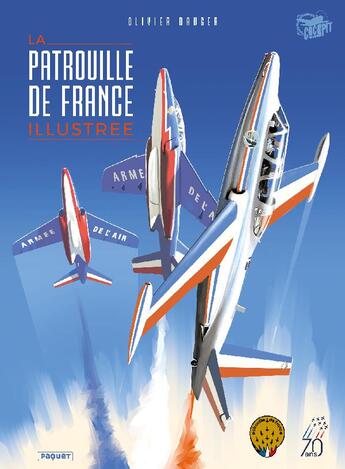 Couverture du livre « Patrouille de France » de Olivier Dauger aux éditions Paquet