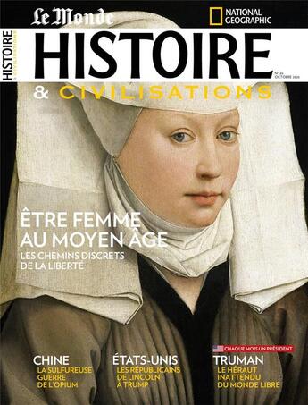 Couverture du livre « Histoire & civilisations n 65 - etre femme au moyen age - octobre 2020 » de  aux éditions Malesherbes