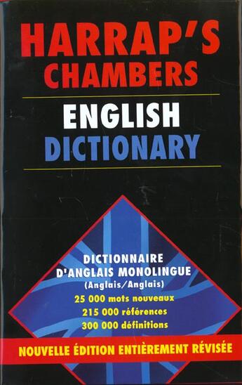 Couverture du livre « Harrap'S English Dictionary N.E » de Harrap aux éditions Bordas