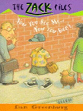 Couverture du livre « Zack Files 12: Now You See Me....Now You Don't » de Dan Greenburg aux éditions Penguin Group Us