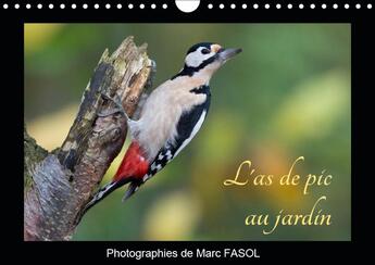 Couverture du livre « L as de pic au jardin calendrier mural 2019 din a4 horizontal - quelques especes d oiseaux pou » de Marc Fasol aux éditions Calvendo