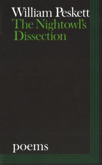 Couverture du livre « The Nightowl's Dissection » de Peskett William aux éditions Random House Digital