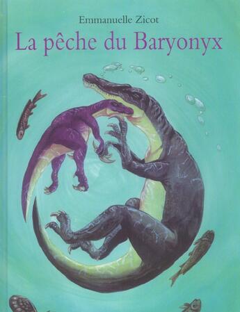 Couverture du livre « La peche du baryonyx » de Zicot/Sala/Bertrand aux éditions Ecole Des Loisirs