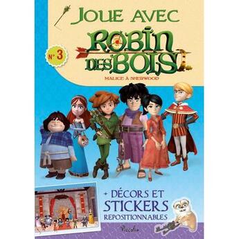 Couverture du livre « Joue avec robin des bois/n 3 » de Piccolia aux éditions Piccolia