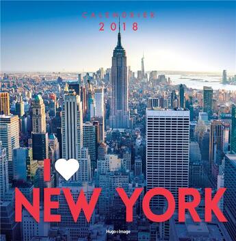 Couverture du livre « Calendrier New York (édition 2018) » de  aux éditions Hugo Image