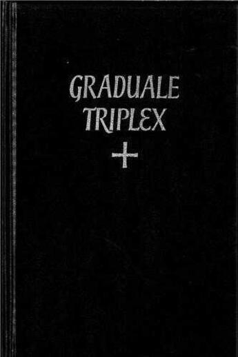 Couverture du livre « Graduale triplex » de  aux éditions Solesmes
