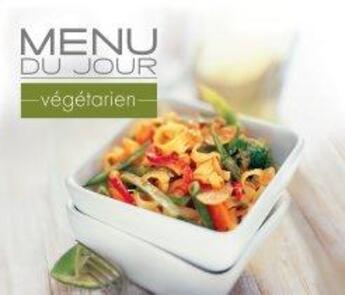 Couverture du livre « Menu du jour ; végétarien » de  aux éditions Modus Vivendi