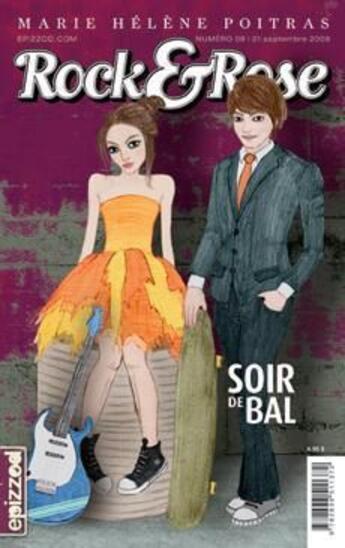 Couverture du livre « Rock & rose ; soir de bal » de Marie-Helene Poitras aux éditions La Courte Echelle