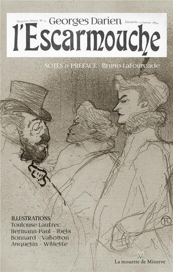 Couverture du livre « L'Escarmouche » de Bruno Lafourcade et Georges Darien aux éditions La Mouette De Minerve