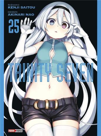 Couverture du livre « Trinity Seven Tome 25 » de Kenji Saito et Akinari Nao aux éditions Panini