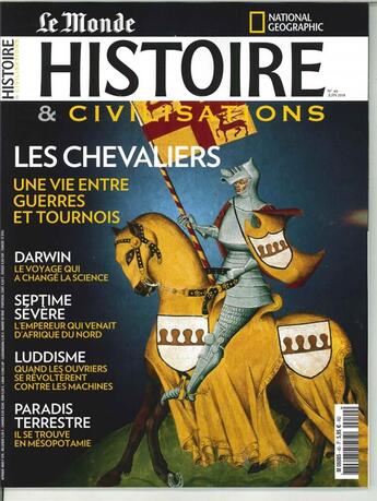 Couverture du livre « Histoire & civilisations n 40 les chevaliers - juin 2018 » de  aux éditions Malesherbes