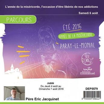 Couverture du livre « L'annee de la misericorde, l'occasion d'etre liberes de nos addictions » de Pere Eric Jacquinet aux éditions Emmanuel