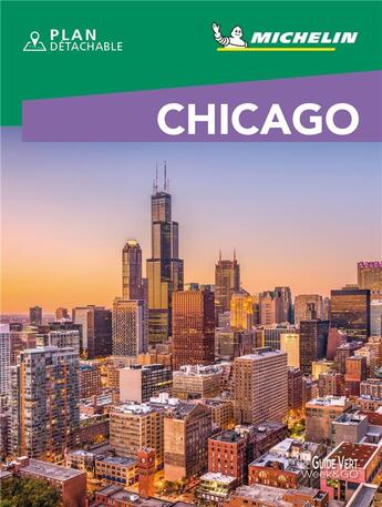 Couverture du livre « Le guide vert week-end ; Chicago (édition 2021) » de Collectif Michelin aux éditions Michelin