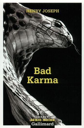 Couverture du livre « Bad Karma » de Henry Joseph aux éditions Gallimard