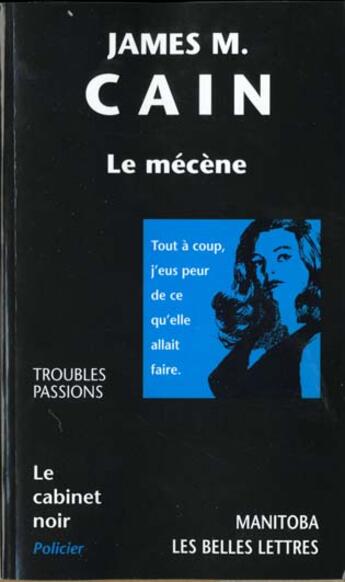 Couverture du livre « Le mécène » de James Mccain aux éditions Belles Lettres