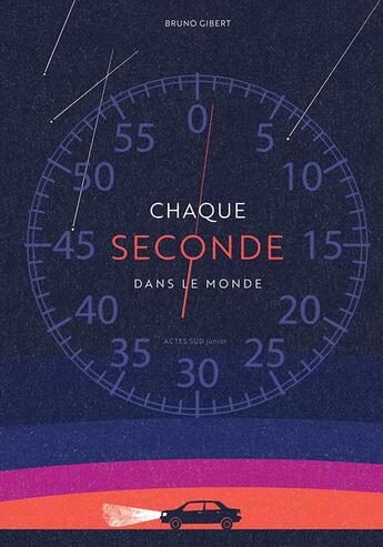 Couverture du livre « Chaque seconde dans le monde » de Bruno Gibert aux éditions Actes Sud Jeunesse