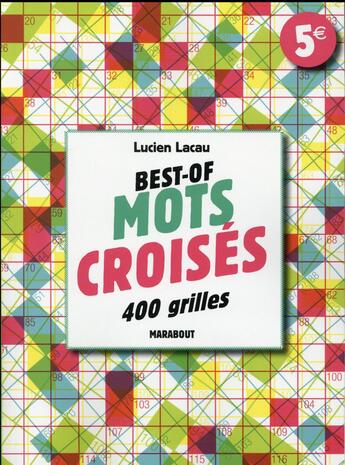 Couverture du livre « Best-of mots croisées » de Lucien Lacau aux éditions Marabout