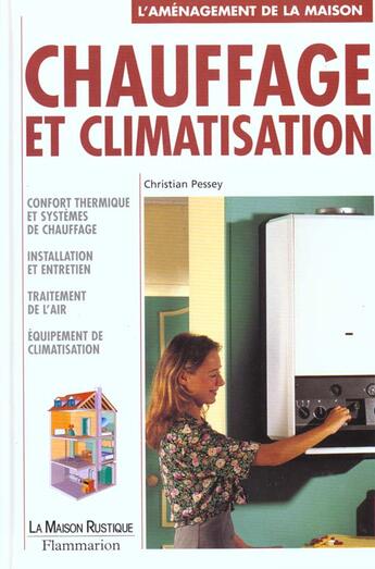 Couverture du livre « Chauffage et climatisation » de Christian Pessey aux éditions Flammarion