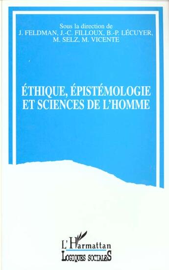 Couverture du livre « Éthique, épistémologie et sciences de l'homme » de  aux éditions L'harmattan