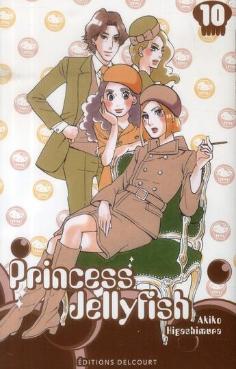 Couverture du livre « Princess Jellyfish Tome 10 » de Akiko Higashimura aux éditions Delcourt